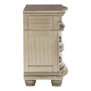  Color_Silver -- Cavalier 1757SV-4 Night Stand IMAGE 3