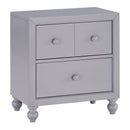 Homelegance Wellsummer 1803GY-4 Night Stand IMAGE 2