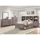  Homelegance Woodrow 2042NB-TFT Twin/Full Toy Boxes - Grey IMAGE 4