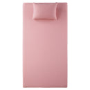  Size_Twin -- Homelegance Leo MT 7" Pink Gel Infused Memory Foam Mattress and Pillow Set IMAGE 5