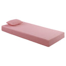  Size_Twin -- Homelegance Leo MT 7" Pink Gel Infused Memory Foam Mattress and Pillow Set IMAGE 6