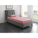  Size_Twin -- Homelegance Leo MT 7" Pink Gel Infused Memory Foam Mattress and Pillow Set IMAGE 8