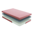  Size_Full -- Leo MT-PG07PKF 7" Pink Full Gel-Infused Memory Foam Mattress and Pillow Set IMAGE 3