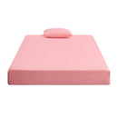  Size_Full -- Leo MT-PG07PKF 7" Pink Full Gel-Infused Memory Foam Mattress and Pillow Set IMAGE 6