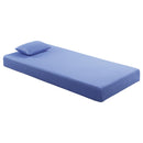  Size_Twin -- Homelegance Leo MT 7" Blue Gel Infused Memory Foam Mattress and Pillow Set IMAGE 6