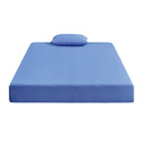  Size_Full -- Leo MT-PG07BLF 7" Blue Full Gel-Infused Memory Foam Mattress and Pillow Set IMAGE 6