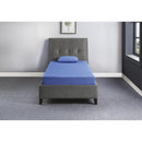  Size_Full -- Leo MT-PG07BLF 7" Blue Full Gel-Infused Memory Foam Mattress and Pillow Set IMAGE 7