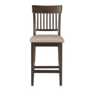  Homelegance Balin 5716-24S1 Counter Height Chair, Slat Back IMAGE 1