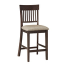  Homelegance Balin 5716-24S1 Counter Height Chair, Slat Back IMAGE 2