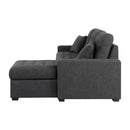  Homelegance McCafferty 9916DG*SC 2 pc Sectional with Pull-out Bed and Right Chaise with Hidden Storage IMAGE 4