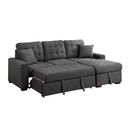  Homelegance McCafferty 9916DG*SC 2 pc Sectional with Pull-out Bed and Right Chaise with Hidden Storage IMAGE 8