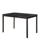  Homelegance Tempe 2601BK-48 Dining Table, Faux Marble Top IMAGE 2