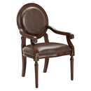  Homelegance Aldermont 4524DBR Desk Chair IMAGE 1