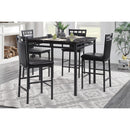  Homelegance Olney 5275-36 5 Pcs Counter Height Dining Set - Black IMAGE 7