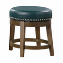  Homelegance Westby 5681GEN-18 Round Swivel Stool, Green IMAGE 1