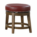  Homelegance Westby 5681RED-18 Round Swivel Stool, Red IMAGE 1