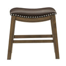  Homelegance Ordway 5682BRW-18 18 Dining Stool, Brown IMAGE 1