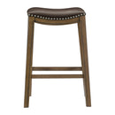  Homelegance Ordway 5682BRW-29 29 Pub Height Stool, Brown IMAGE 1