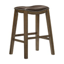  Homelegance Ordway 5682BRW-29 29 Pub Height Stool, Brown IMAGE 2