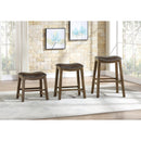  Homelegance Ordway 5682BRW-29 29 Pub Height Stool, Brown IMAGE 3