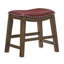  Homelegance Ordway 5682RED-18 18 Dining Stool, Red IMAGE 2