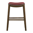  Homelegance Ordway 5682RED-29 29 Pub Height Stool, Red IMAGE 1