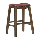  Homelegance Ordway 5682RED-29 29 Pub Height Stool, Red IMAGE 2