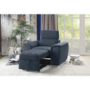  Manufacturer Color_Blue -- Homelegance Ferriday Stationary Fabric Chair IMAGE 7