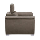 Manufacturer Color_Taupe -- Ferriday 8228TP-1 Chair with Pull-out Ottoman IMAGE 3