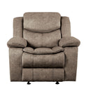  Homelegance Bastrop 8230FBR-1 Glider Reclining Chair IMAGE 1