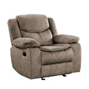  Homelegance Bastrop 8230FBR-1 Glider Reclining Chair IMAGE 2