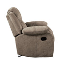  Homelegance Bastrop 8230FBR-1 Glider Reclining Chair IMAGE 3