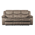  Manufacturer Color_Brown -- Bastrop 8230FBR-3 Double Reclining Sofa IMAGE 1