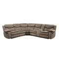  Manufacturer Color_Brown Fabric -- Bastrop 8230FBR*SC 3 pc Sectional with Right Console IMAGE 1