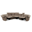  Manufacturer Color_Brown Fabric -- Bastrop 8230FBR*SC 3 pc Sectional with Right Console IMAGE 2