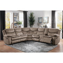  Manufacturer Color_Brown Fabric -- Bastrop 8230FBR*SC 3 pc Sectional with Right Console IMAGE 5