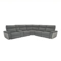  Manufacturer Color_Dark Grey --  Homelegance Maroni Power Reclining Leather Match 6 pc Sectional IMAGE 1