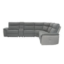 Homelegance Maroni Power Reclining Leather Match 6 pc Sectional - Maison Elegance Furniture LLC