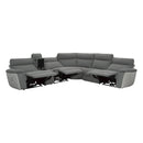 Homelegance Maroni Power Reclining Leather Match 6 pc Sectional - Maison Elegance Furniture LLC