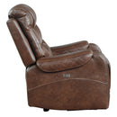  Manufacturer Color_Brown Motion Type_Power -- Putnam 9405BR-1PW Power Reclining Chair IMAGE 3