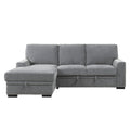  Manufacturer Color_Grey -- Homelegance Morelia Fabric 2 pc Sectional IMAGE 1