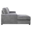  Manufacturer Color_Grey -- Homelegance Morelia Fabric 2 pc Sectional IMAGE 3