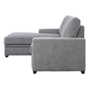  Manufacturer Color_Grey -- Homelegance Morelia Fabric 2 pc Sectional IMAGE 4