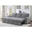  Manufacturer Color_Grey -- Homelegance Morelia Fabric 2 pc Sectional IMAGE 8