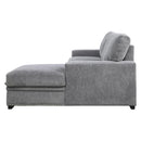  Manufacturer Color_Grey -- Homelegance Morelia Fabric 2 pc Sectional IMAGE 3