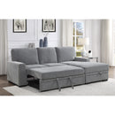 Manufacturer Color_Grey -- Homelegance Morelia Fabric 2 pc Sectional IMAGE 8