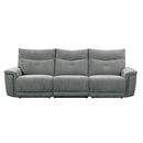  Homelegance Tesoro 9509DG-3PWH* Power Double Reclining Sofa with Power Headrests and USB Ports IMAGE 1