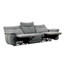 Homelegance Tesoro 9509DG-3PWH* Power Double Reclining Sofa with Power Headrests and USB Ports IMAGE 3