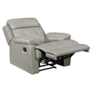  Homelegance Lambent Leather Recliner 9529SVE-1 IMAGE 4