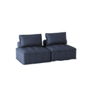  Homelegance Ulrich 9545BU-2* Love Seat IMAGE 2